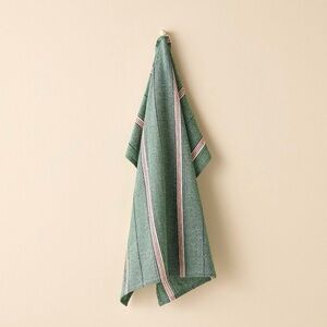 Hearth & Hand Magnolia Green Stripe Flour Sack Kitchen Towel Christmas Holiday